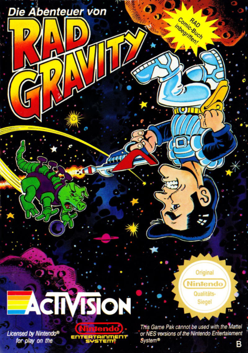 Adventures of Rad Gravity, The (Europe) box art